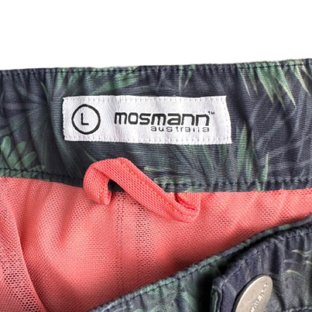 Mosmann Australia Men's Swim Shorts Palm Tropical Jungle Leaves Size Large - Picture 6 of 8